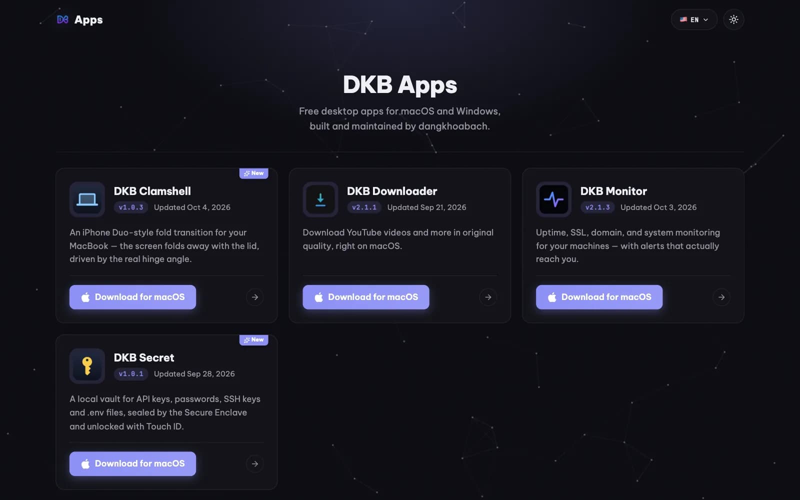 dangkhoabach.vn — Personal Platform — 1