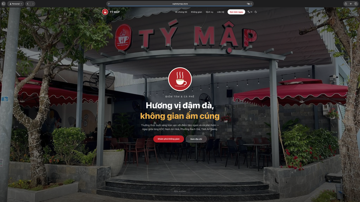 Ty Map Coffee Website Development