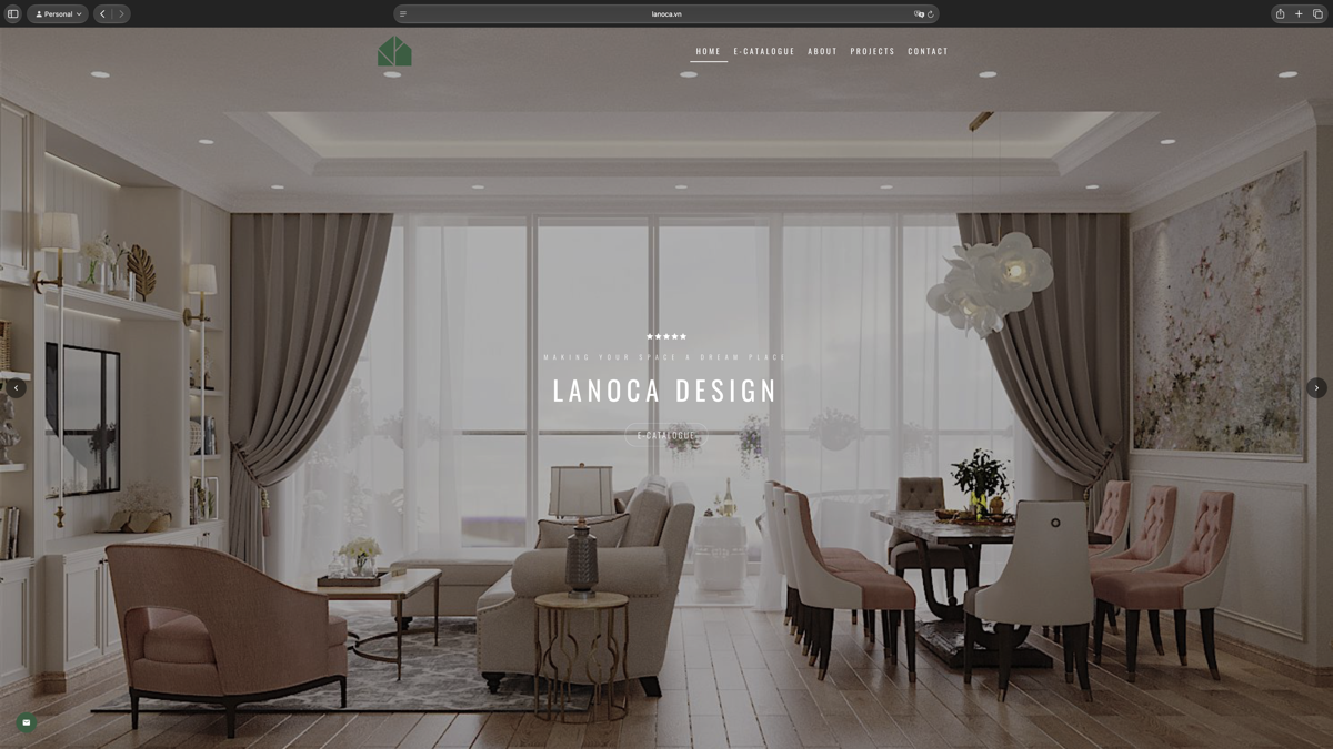 Lanoca Design Website Overhaul