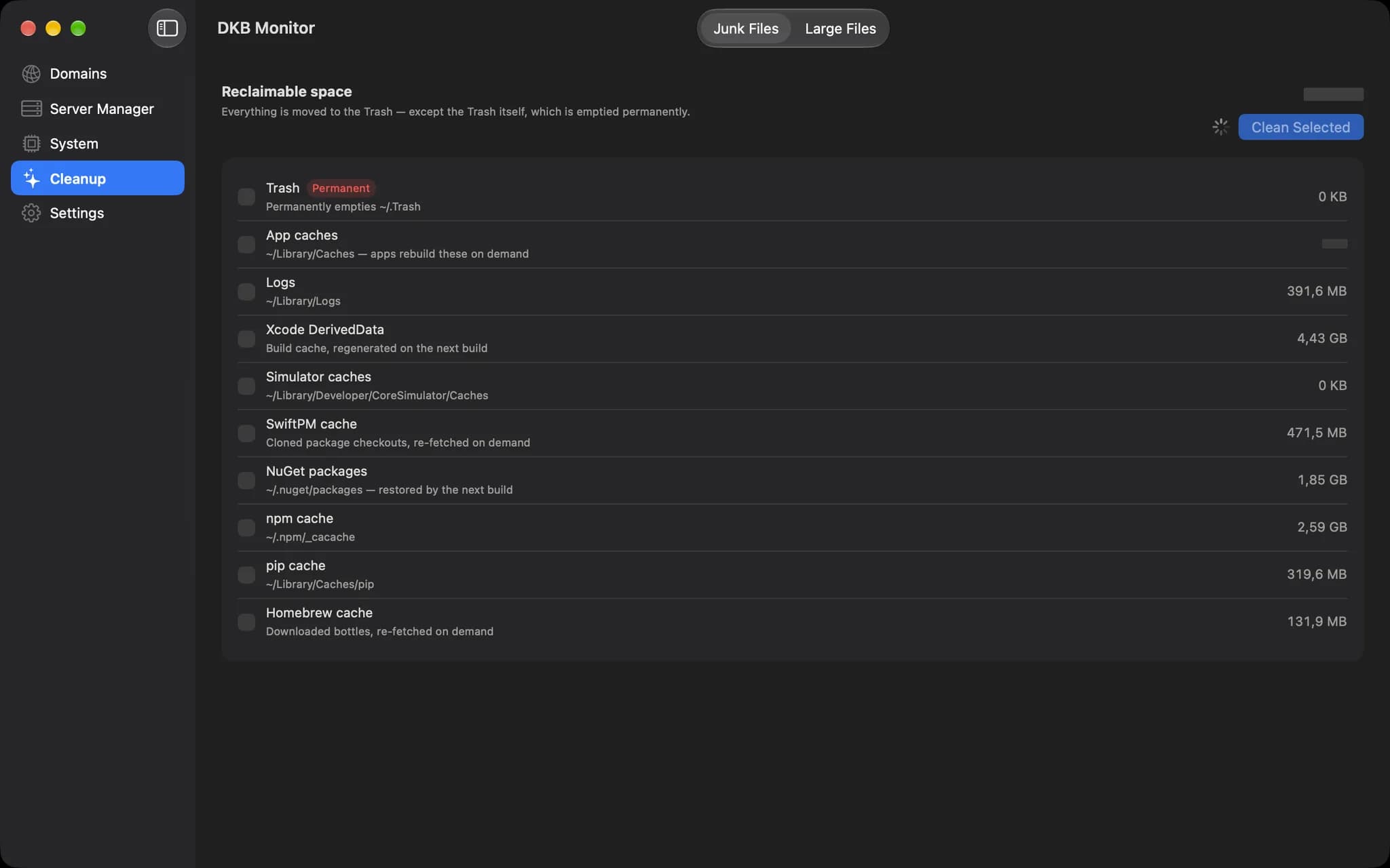 DKB Monitor — 1
